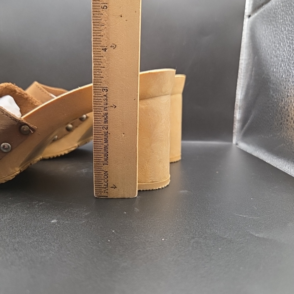 MB Brown Leather Women's Mules - Picture 12 of 16